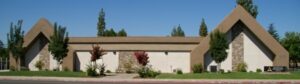 Picture of the sierra view Presbyterian church building.